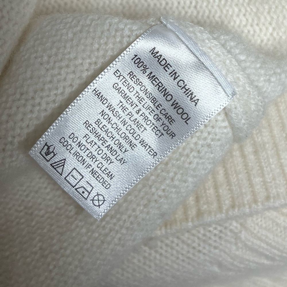 Hill House Cropped Sylvie Sweater, size XXL, 100% merino wool - Picture 7 of 10